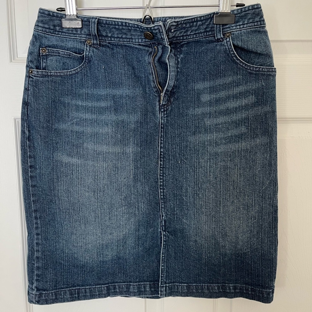 St. John's Bay Stretch Denim Skirt
